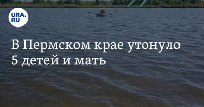 В Пермском крае утонуло 5 детей и мать - ura.news - Россия - Пермь - Пермский край