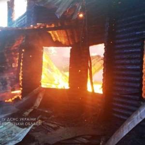 В Запорожье сгорел заброшенный дом: площадь пожара составила 300 квадратов. Фото - reporter-ua.com - Запорожье