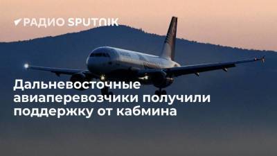 Михаил Мишустин - Дальневосточные авиаперевозчики получили поддержку от кабмина - smartmoney.one - Россия - Хабаровск - Владивосток - Петропавловск-Камчатский - Чита - Южно-Сахалинск - Благовещенск - Анадырь