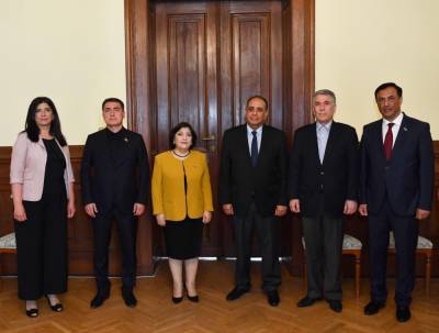 Гейдар Алиев - Сахиба Гафарова - Делегация парламента Азербайджана посетила посольство страны в Венгрии (ФОТО) - trend.az - Венгрия - Будапешт - Азербайджан