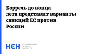 Жозеп Боррель - Боррель до конца лета представит варианты санкций ЕС против России - nsn.fm - Москва - Россия