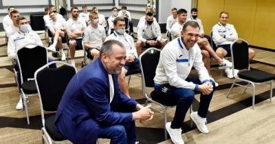 Владимир Зеленский - Андрей Шевченко - Андрей Пятов - Мотивация от Зеленского и гол Шевченко: как сборная провела последний день перед Швецией (видео) - focus.ua - Украина - Швеция