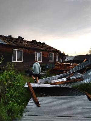 В Визинге устраняют последствия разгула стихии - bnkomi.ru - район Сысольский