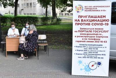 Сергей Ситников - В воронежском парке заработал мобильный пункт вакцинации - gorcom36.ru - Воронеж