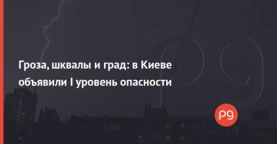 Гроза, шквалы и град: в Киеве объявили І уровень опасности - thepage.ua - Украина - Киев - район Киева