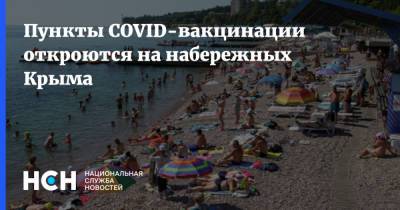 Пункты COVID-вакцинации откроются на набережных Крыма - nsn.fm - Крым