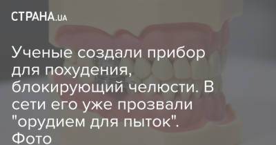 Ученые создали прибор для похудения, блокирующий челюсти. В сети его уже прозвали "орудием для пыток". Фото - strana.ua - Украина - Новая Зеландия