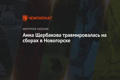 Анна Щербакова - Ренат Лайшев - Анна Щербакова травмировалась на сборах в Новогорске - championat.com - Новогорск