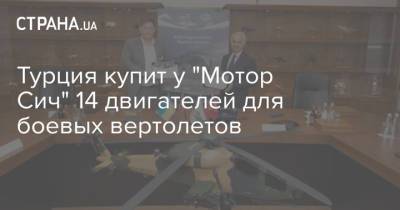 Турция купит у "Мотор Сич" 14 двигателей для боевых вертолетов - strana.ua - Украина - Турция - Запорожье - Стамбул
