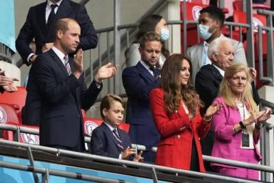 принц Уильям - Кейт Миддлтон - принц Джордж - На Евро - Кейт Миддлтон и принц Уильям взяли сына Джорджа на Евро-2020: Англия выиграла поединок - enovosty.com - Англия - Лондон - Германия - с. Вместе