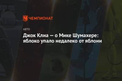 Мик Шумахер - Михаэль Шумахер - Джок Клиа — о Мике Шумахере: яблоко упало недалеко от яблони - championat.com