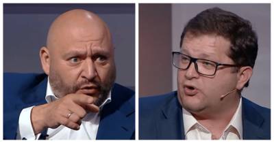 Михаил Добкин - Владимир Арьев - "До сих пор лицо скучное": нардеп от ЕС Арьев поругался с Добкиным в прямом эфире (видео) - focus.ua