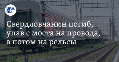 Свердловчанин погиб, упав с моста на провода, а потом на рельсы. Видео - ura.news - Ленинградская обл. - Свердловская обл.