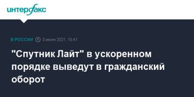 Татьяна Голикова - Татьяна Семенова - "Спутник Лайт" в ускоренном порядке выведут в гражданский оборот - interfax.ru - Москва