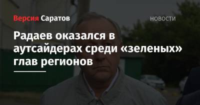Андрей Воробьев - Сергей Собянин - Александр Дрозденко - Радаев оказался в аутсайдерах среди «зеленых» глав регионов - nversia.ru - Москва - Ленинградская обл. - Санкт-Петербург - Московская обл. - Челябинская обл. - Саратовская обл. - Свердловская обл. - Экология