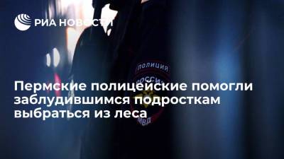 Андрей Морозов - Пермские полицейские помогли заблудившимся подросткам выбраться из леса - ria.ru - Россия - Пермь - Пермский край