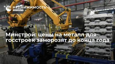 Ирек Файзуллин - Минстрой: цены на металл для госстроек заморозят до конца года - realty.ria.ru - Санкт-Петербург