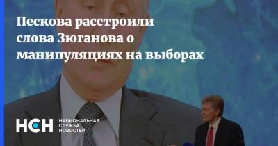 Владимир Путин - Дмитрий Песков - Геннадий Зюганов - Пескова расстроили слова Зюганова о манипуляциях на выборах - nsn.fm