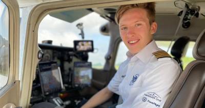 18-летний британец замахнулся на мировой рекорд и поднялся в небо (фото, видео) - focus.ua - Англия - Канада - Гренландия - Исландия