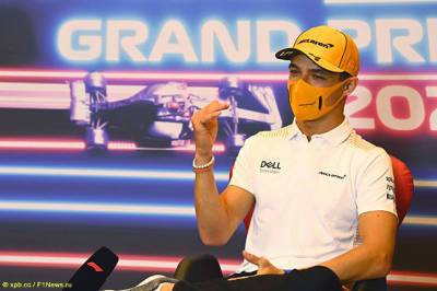 Норрис: Мы не будем быстрее Mercedes или Red Bull - f1news.ru