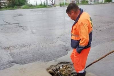 Мэрия Читы: Ливневая система справилась с отводом дождевой воды с улиц города - chita.ru - Чита