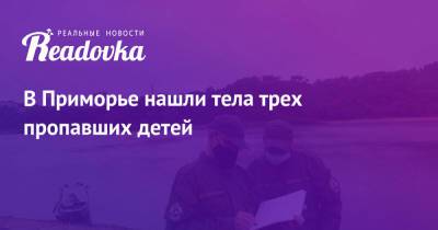 В Приморье нашли тела трех пропавших детей - readovka.news - Приморье край - Лесозаводск