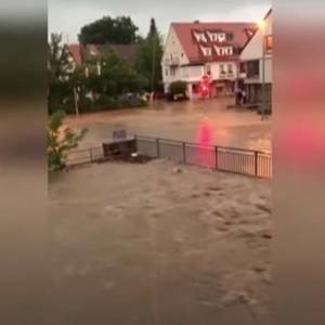 Германию накрыли мощные ливни. Видео - reporter-ua.com - Германия