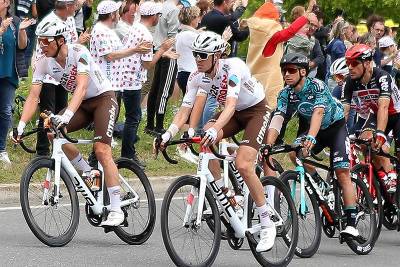 Полиция Франции задержала виновницу массового падения участников "Тур де Франс" - tvc.ru - Франция - Андорра