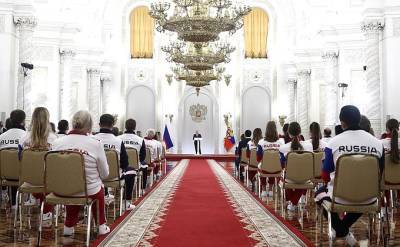 В.Путин - Встреча с олимпийской сборной России - kremlin.ru - Россия