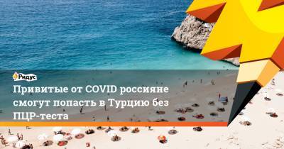 Сергей Лавров - Привитые от COVID россияне смогут попасть в Турцию без ПЦР-теста - ridus.ru - Россия - Турция