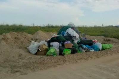 В Кирилловке туристы-"дикари" оставили после себя кучи мусора вдоль дороги - rupor.info - Запорожская обл.