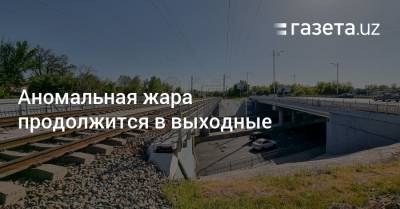 Аномальная жара продолжится в выходные - gazeta.uz - Узбекистан - Ташкент