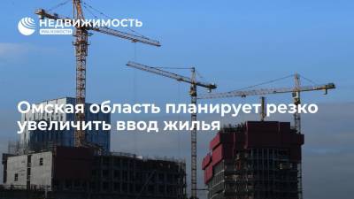Владимир Путин - Александр Бурков - Омская область планирует резко увеличить ввод жилья - realty.ria.ru - Санкт-Петербург - Омск - Омская обл.