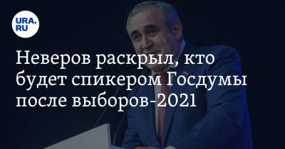 Сергей Неверов - Вячеслав Володин - Неверов раскрыл, кто будет спикером Госдумы после выборов-2021 - ura.news