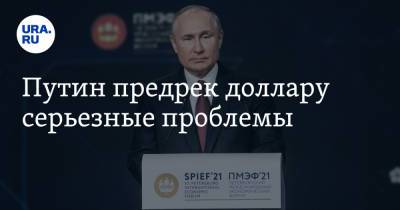 Владимир Путин - Евгений Миронюк - Путин предрек доллару серьезные проблемы - ura.news