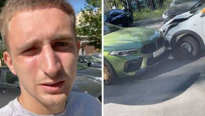Михаил Литвин - Видеоблогер Миша Литвин попал в аварию в столице - gazeta.ru - Москва