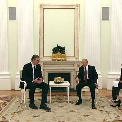 Владимир Путин - Александр Вучич - Альберто Фернандес - Путин и Вучич дали старт производству вакцины от коронавируса "Спутник V" в Сербии - radiomayak.ru - Сербия - Белград - Аргентина
