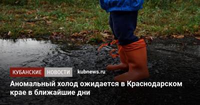 Роман Вильфанд - Аномальный холод ожидается в Краснодарском крае в ближайшие дни - kubnews.ru - Красноярский край - Краснодарский край - Ростовская обл. - Новосибирская обл. - Омская обл.