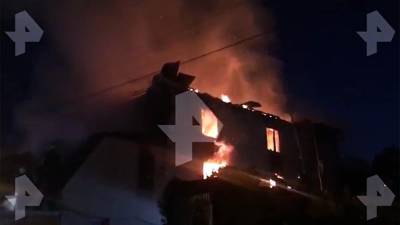Появилось видео с места пожара в Новой Москве - iz.ru - Москва