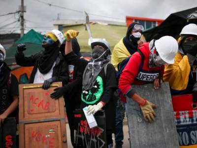 Диего Молано - Полиция Колумбии задержала 19 человек, участвовавших в возведении баррикад - unn.com.ua - Киев - Колумбия - Пальмира