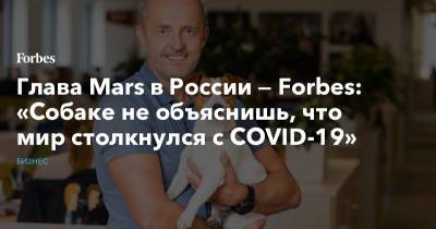 Глава Mars в России — Forbes: «Собаке не объяснишь, что мир столкнулся с COVID-19» - forbes.ru