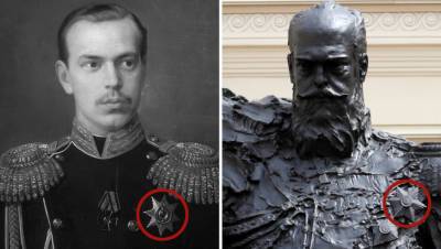 Владимир Путин - Александр III (Iii) - Андрей Первозванный - На новом памятнике Александру III нашли неправильный орден - gazeta.ru - Ленинградская обл. - Российская Империя