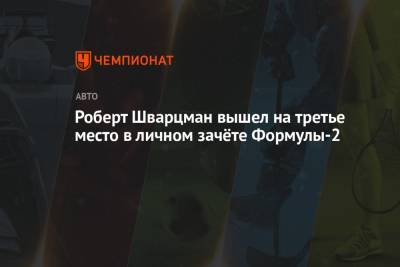 Юри Випс - Роберт Шварцман - Оскар Пиастри - Чжо Гуаньюй - Тео Пуршер - Роберт Шварцман вышел на третье место в личном зачёте Формулы-2 - championat.com