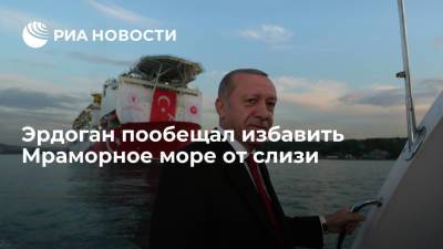 Реджеп Тайип Эрдоган - Тайип Эрдоган - Эрдоган пообещал избавить Мраморное море от слизи - ria.ru - Москва - Турция - Стамбул