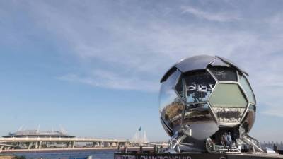В парке 300-летия появилась телестудия в виде огромного футбольного мяча - piter.tv - Москва - Санкт-Петербург
