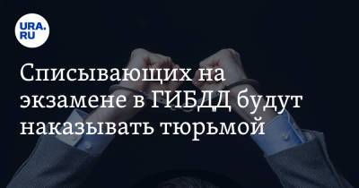 Списывающих на экзамене в ГИБДД будут наказывать тюрьмой - ura.news - Москва