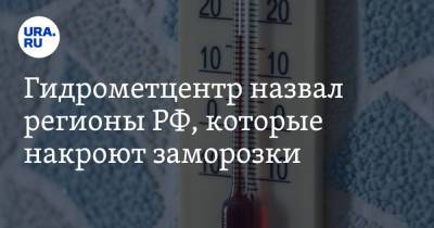 Роман Вильфанд - Гидрометцентр назвал регионы РФ, которые накроют заморозки - ura.news - Иркутская обл. - респ.Тыва - Архангельская обл. - респ. Хакасия