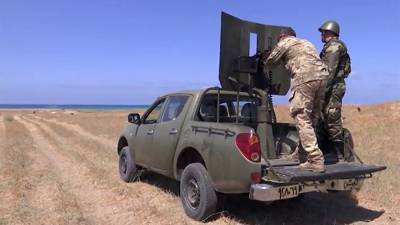 Военные РФ и Сирии провели стрелковые учения на берегу моря - iz.ru - Сирия