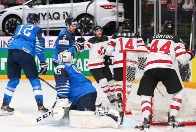 Микаэль Руохомаа - Адам Хенрик - Максим Комтуа - Канада - чемпион мира по хоккею-2021 - kp.ua - Финляндия - Канада - Рига