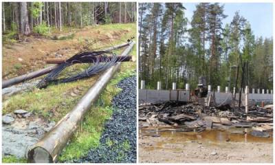 Владелец «ЦСК» рубил провода топором у трансформаторной подстанции - gubdaily.ru - Петрозаводск - район Прионежский - республика Карелия